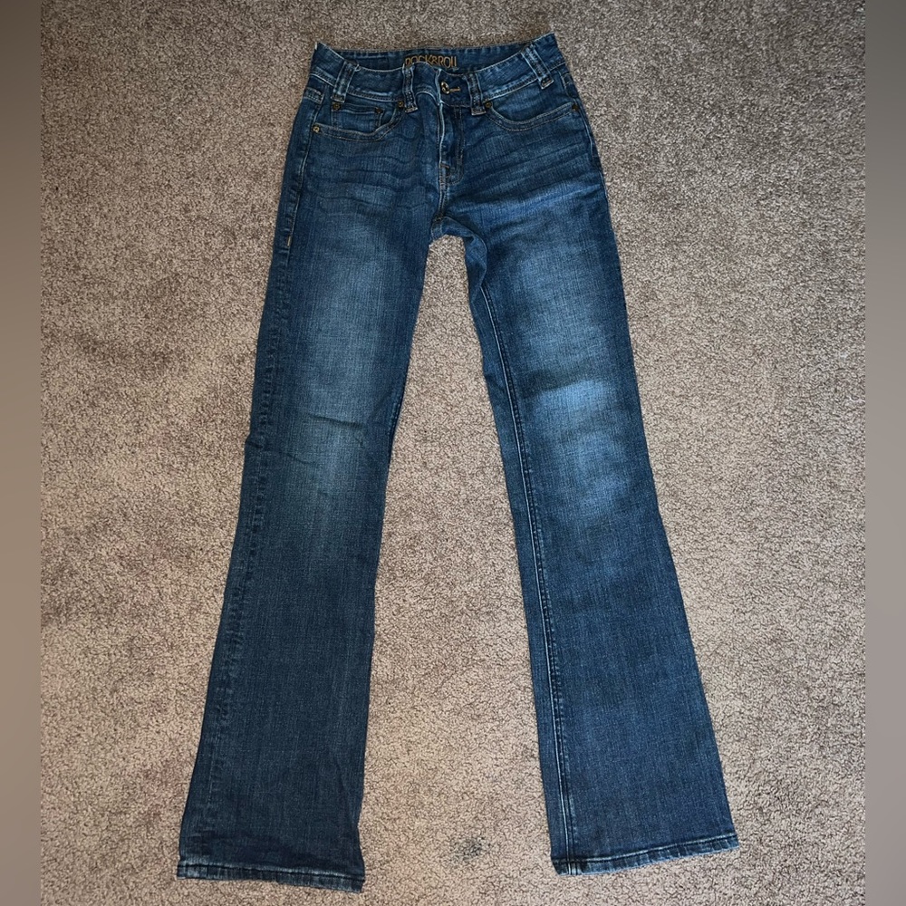 Rock and Roll bootcut denim jeans